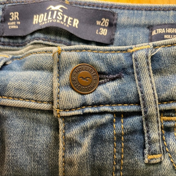 Hollister ultra high rise embroidered skinny jeans - Picture 6 of 7